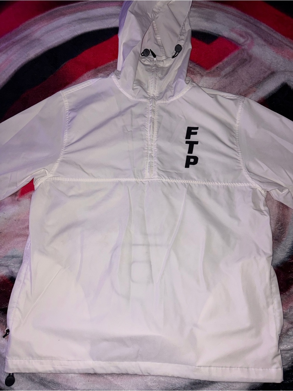 FTP Black & White Logo Hoodie